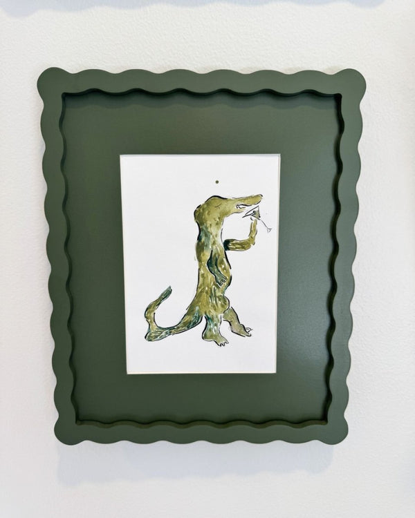 Cold - Blooded Cocktail | 11" h x 9" w | Framed - Liza Pruitt