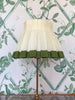 COLORBLOCK BOX PLEAT LAMPSHADE | IVORY/FOREST - Liza Pruitt