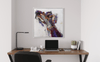 Colorful Basenji - Limited Edition Canvas Print - Liza Pruitt