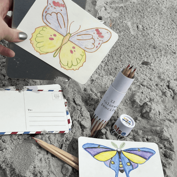 Coloring Postcards w/ 6 Designs (30 cards) - Liza Pruitt