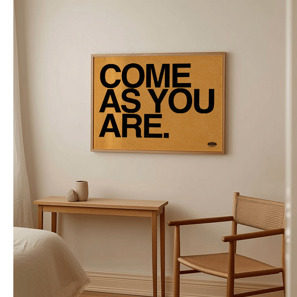 Come As You Are - Nirvana Typography - Liza Pruitt