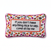 Come Sit By Me Needlepoint Pillow - Liza Pruitt