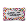 Come Sit By Me Needlepoint Pillow - Liza Pruitt