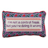 Control Freak Needlepoint Pillow - Liza Pruitt