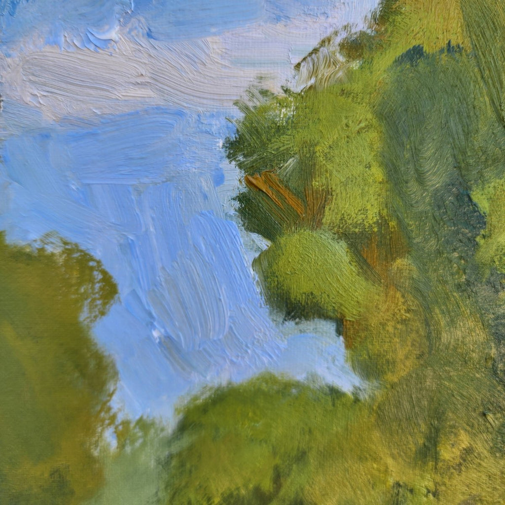 Cottage in Spring | 24" h x 20" w - Liza Pruitt