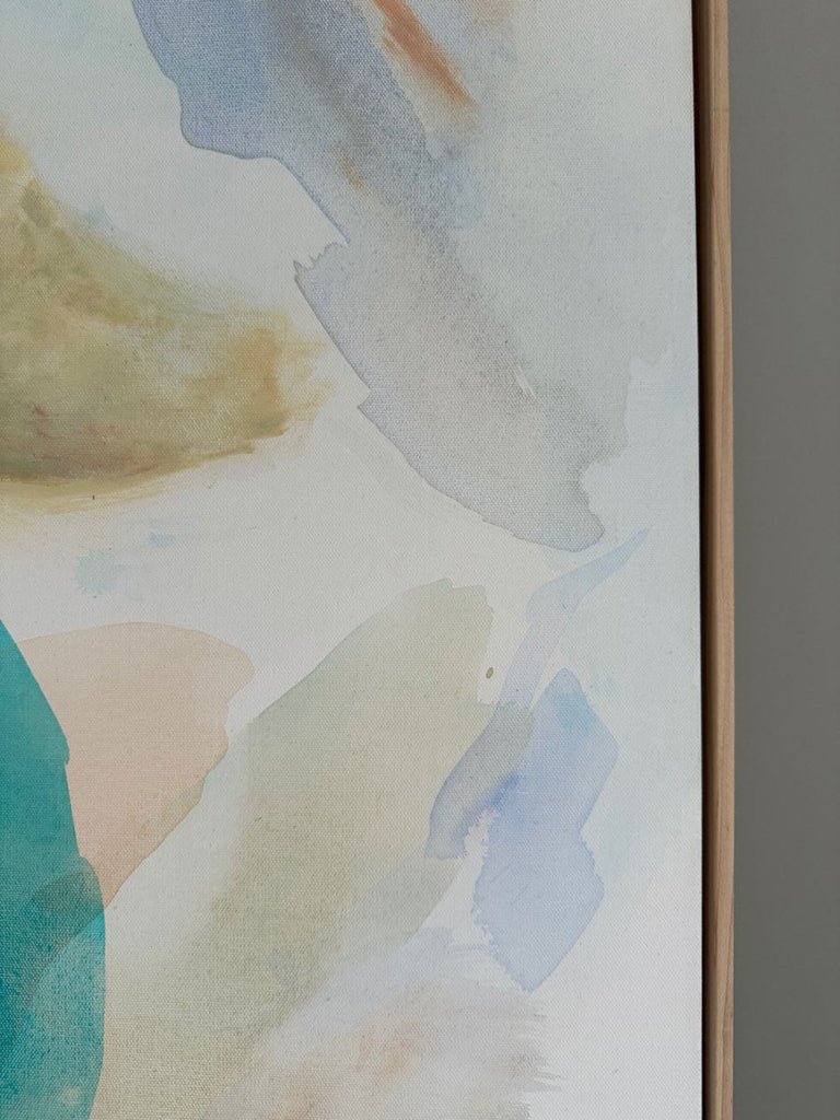 Countless Shades of Blue | 36" h x 36” w | Framed - Liza Pruitt