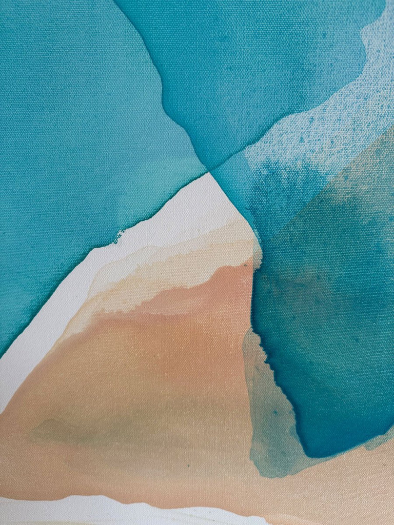 Countless Shades of Blue | 36" h x 36” w | Framed - Liza Pruitt