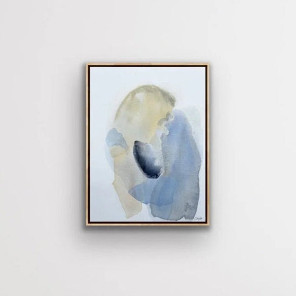 Cradled by Land and Sea | 24" h x 18” w | Framed - Liza Pruitt