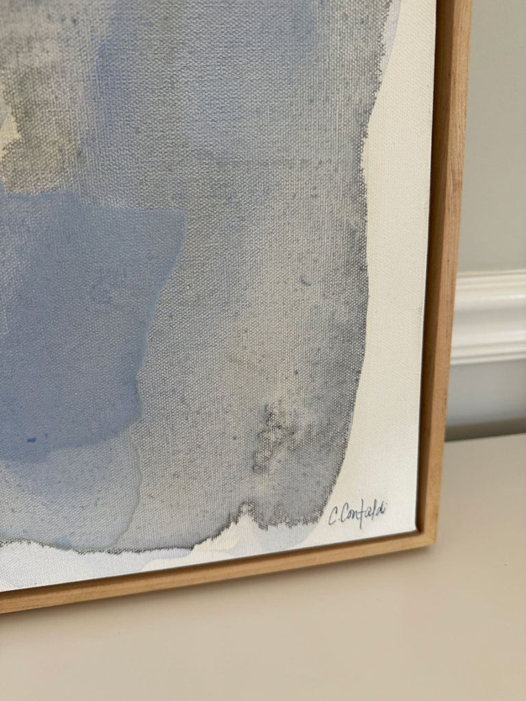 Cradled by Land and Sea | 24" h x 18” w | Framed - Liza Pruitt