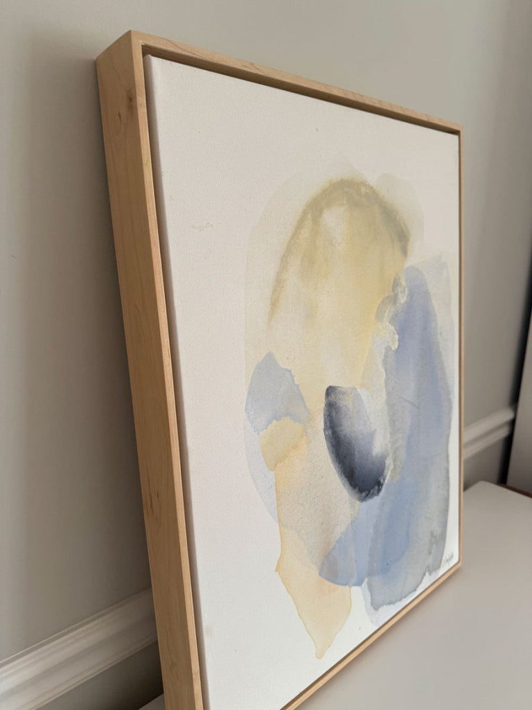 Cradled by Land and Sea | 24" h x 18” w | Framed - Liza Pruitt