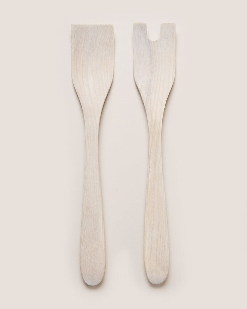Crafted Salad Servers - Ash - Liza Pruitt