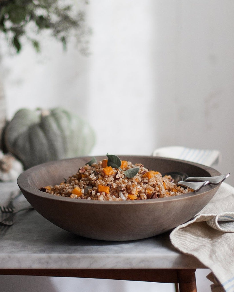 Crafted Wooden Bowls - Grey - Liza Pruitt
