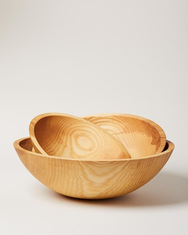 Crafted Wooden Bowls - Natural - Liza Pruitt