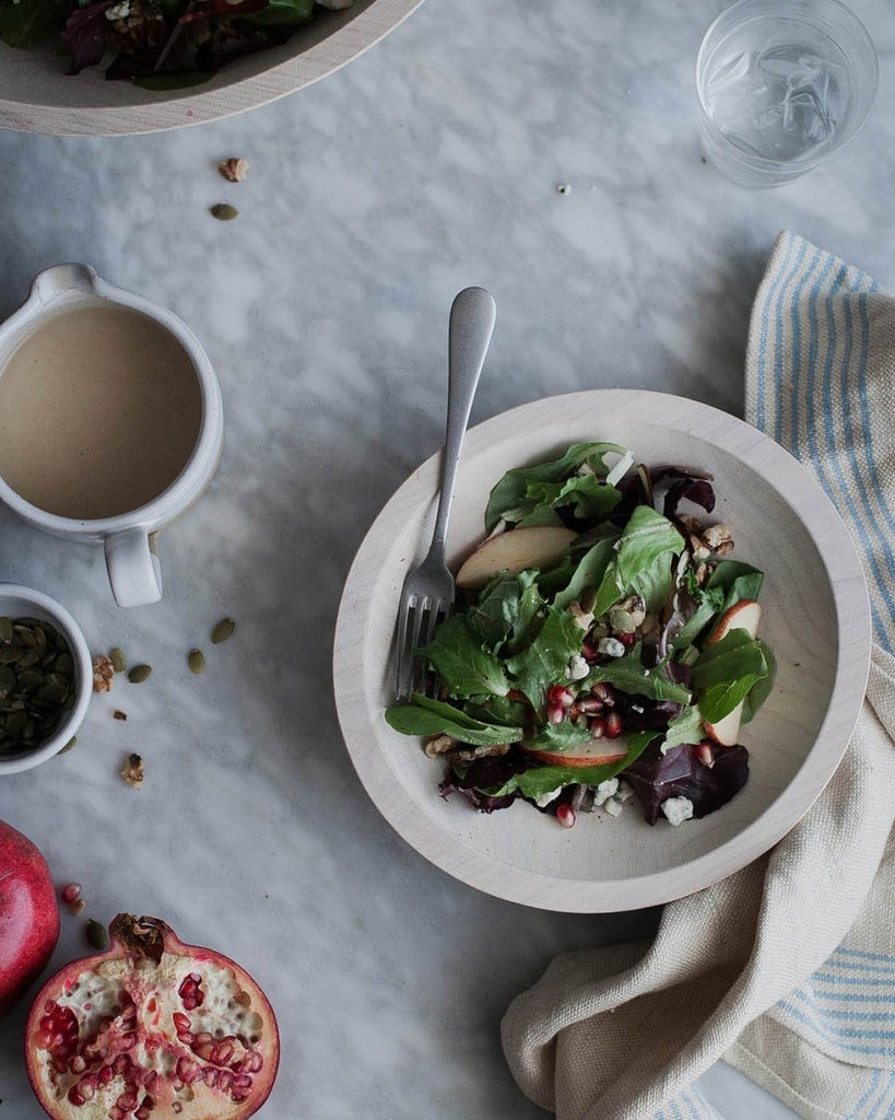Crafted Wooden Bowls - White - Liza Pruitt