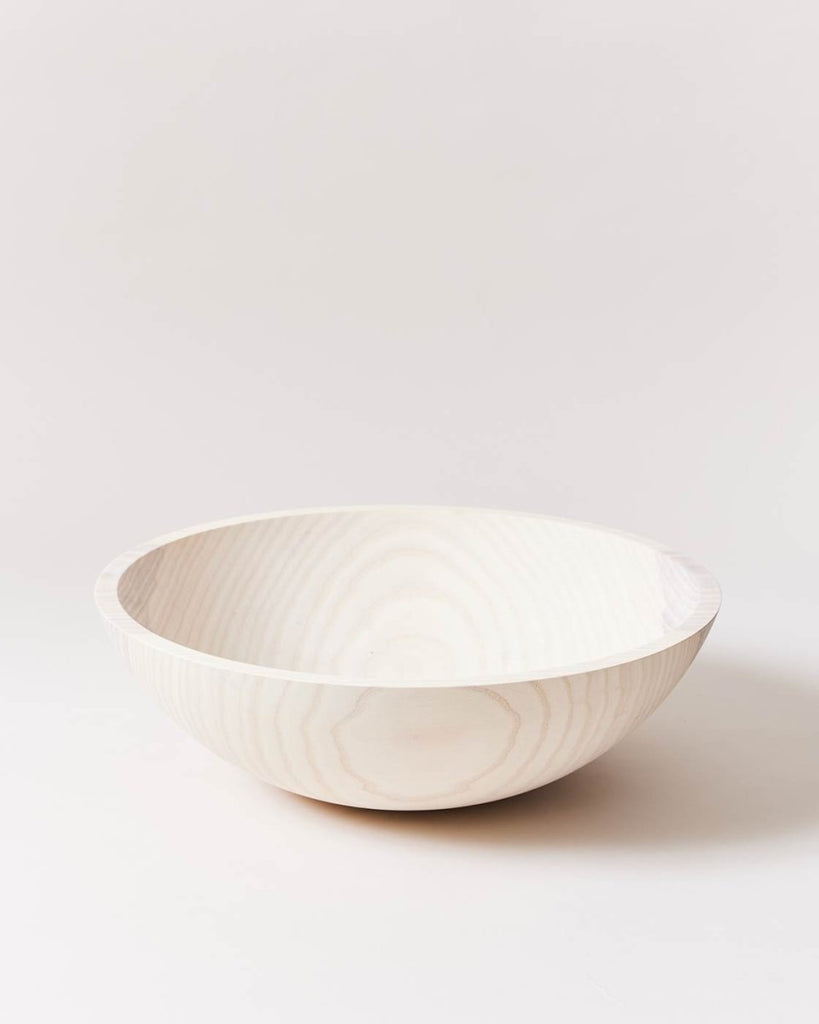 Crafted Wooden Bowls - White - Liza Pruitt