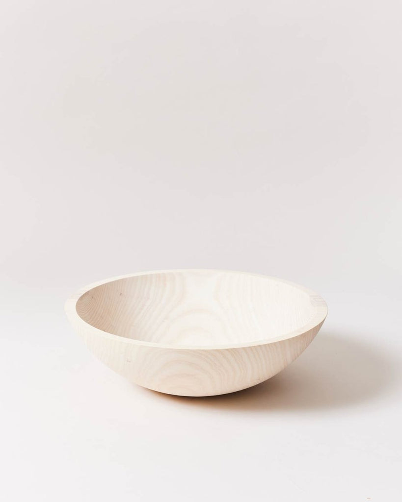 Crafted Wooden Bowls - White - Liza Pruitt