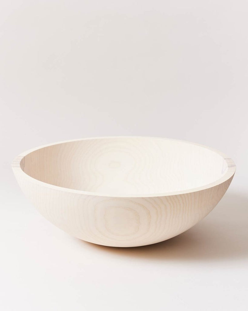 Crafted Wooden Bowls - White - Liza Pruitt