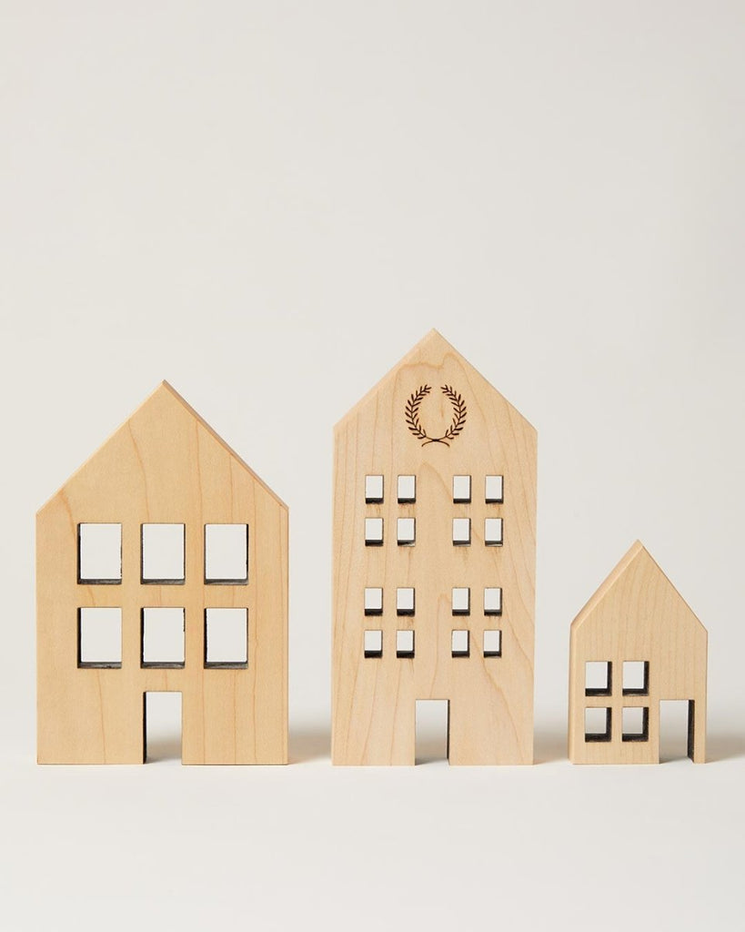 Crafted Wooden Houses - Maple - Liza Pruitt