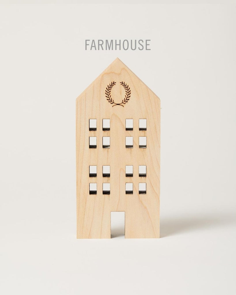 Crafted Wooden Houses - Maple - Liza Pruitt