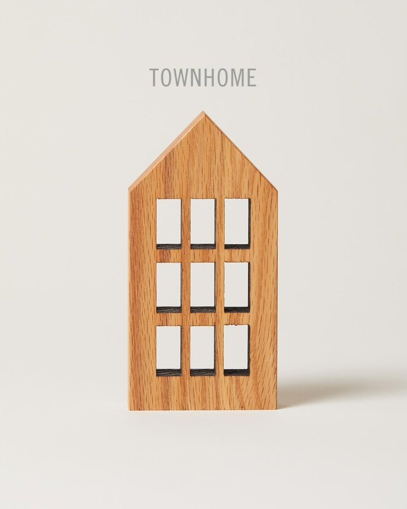 Crafted Wooden Houses - Oak - Liza Pruitt