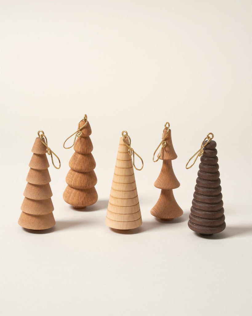 Crafted Wooden Tree Ornaments - Liza Pruitt
