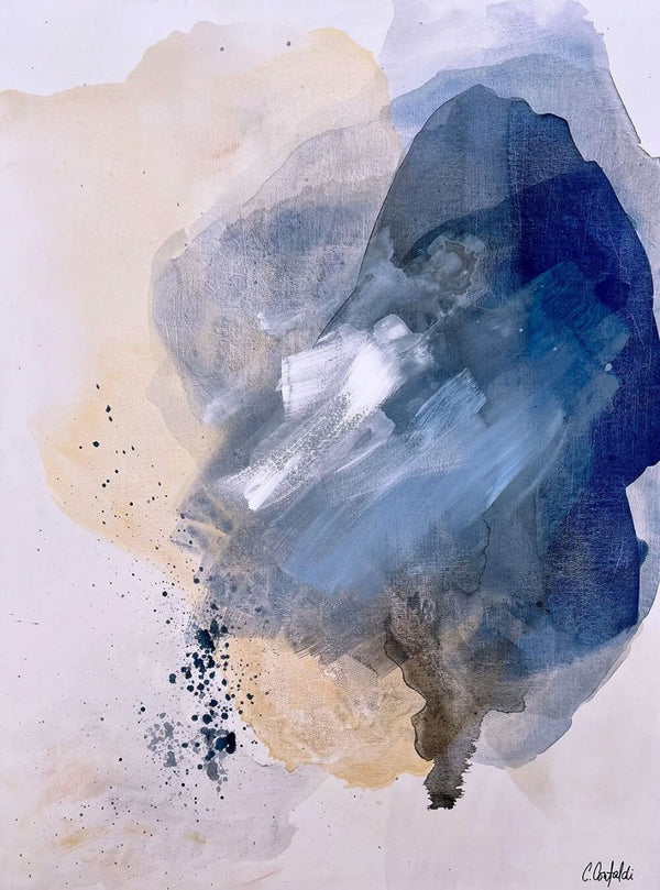 Crashing Waves of Passion | 40" h x 30” w | Framed - Liza Pruitt