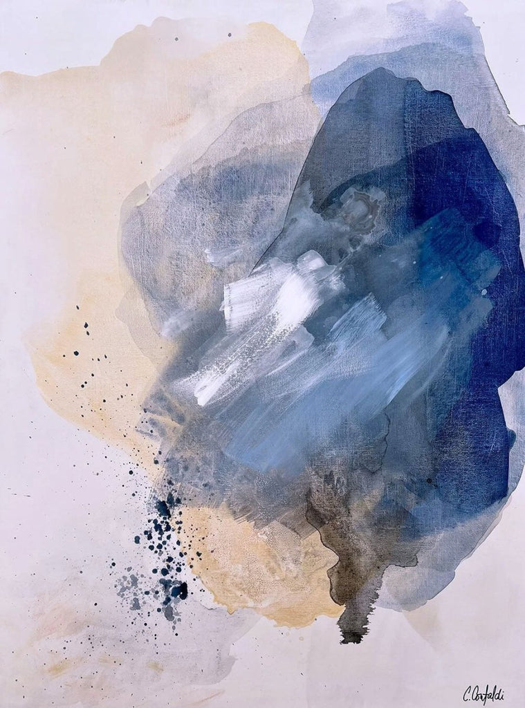 Crashing Waves of Passion | 40" h x 30” w | Framed - Liza Pruitt