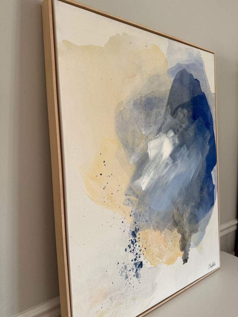 Crashing Waves of Passion | 40" h x 30” w | Framed - Liza Pruitt