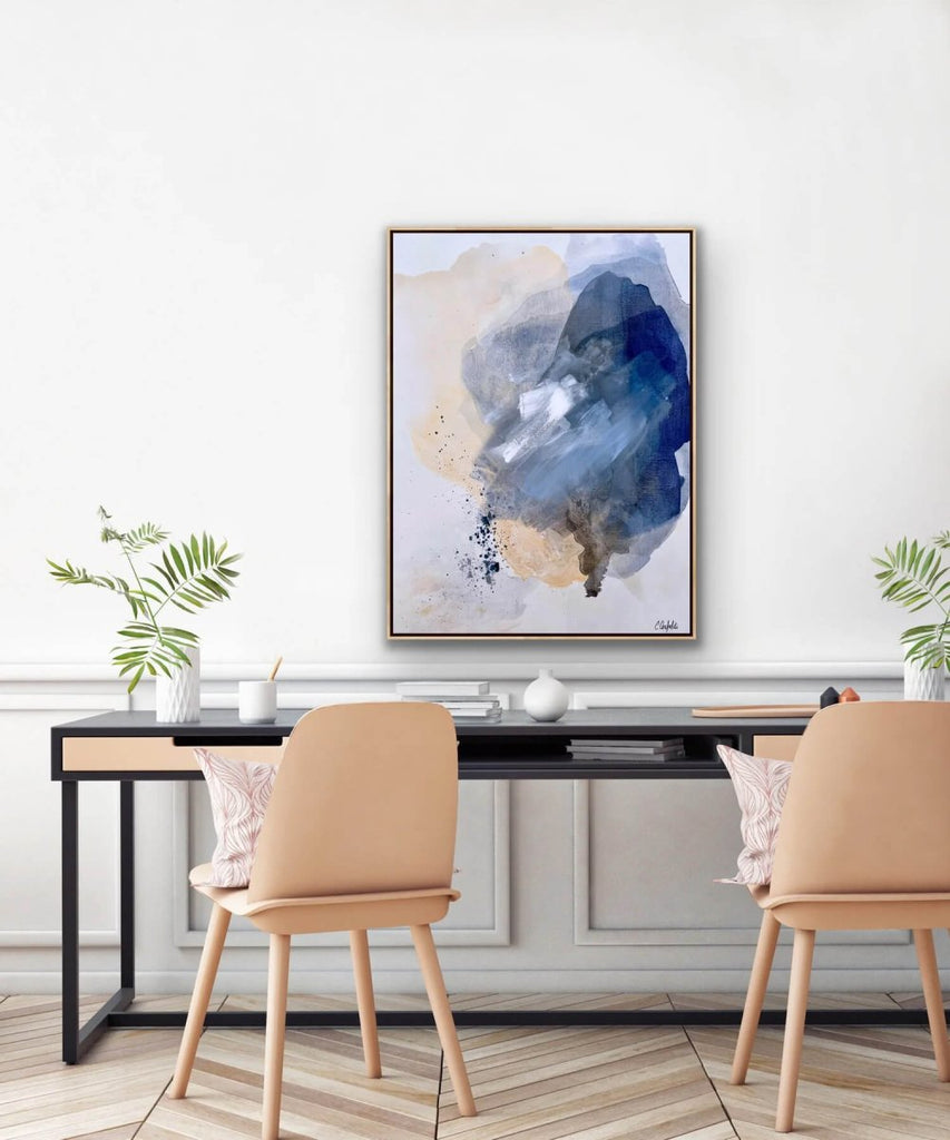 Crashing Waves of Passion | 40" h x 30” w | Framed - Liza Pruitt