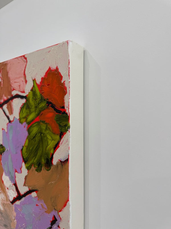 Crimson Uprising | 20" h x 24" w - Liza Pruitt