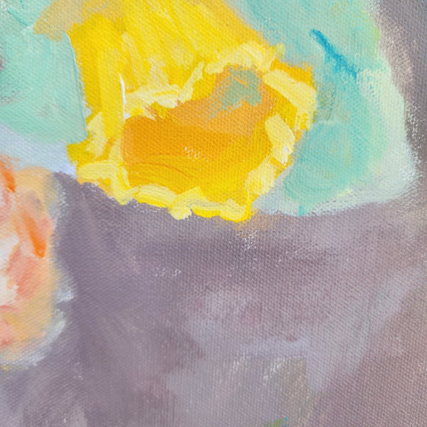 Daffodils | 24" h x 24" w - Liza Pruitt