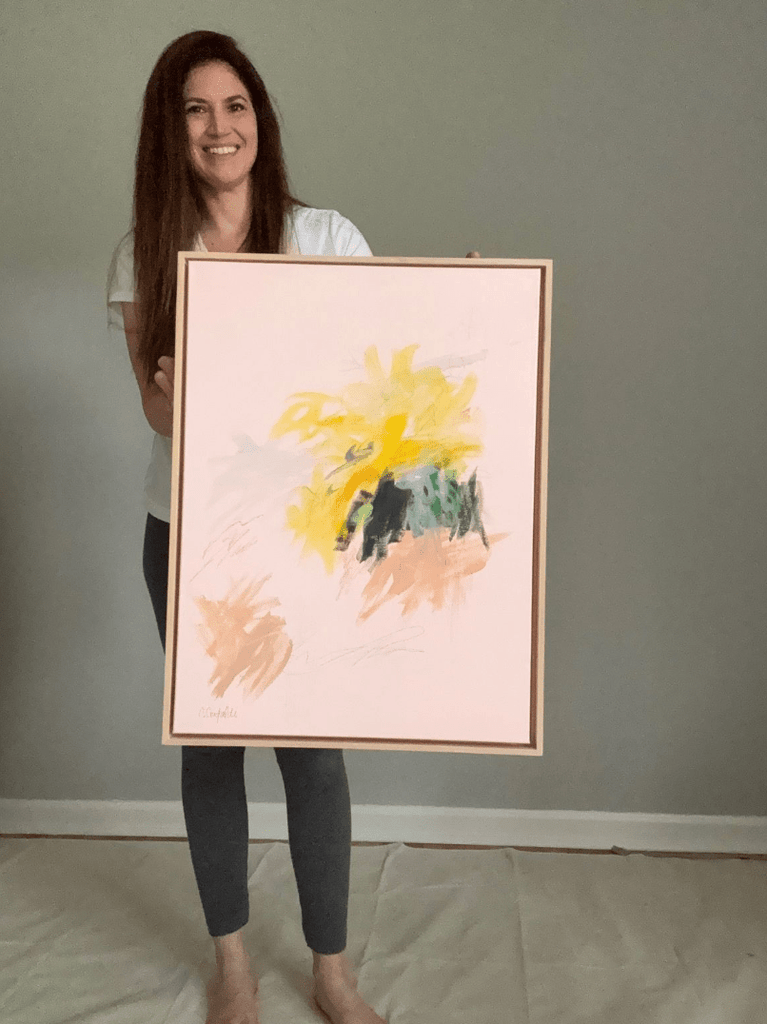 Daffodils Awaken | 24" h x 18" w | Framed - Liza Pruitt