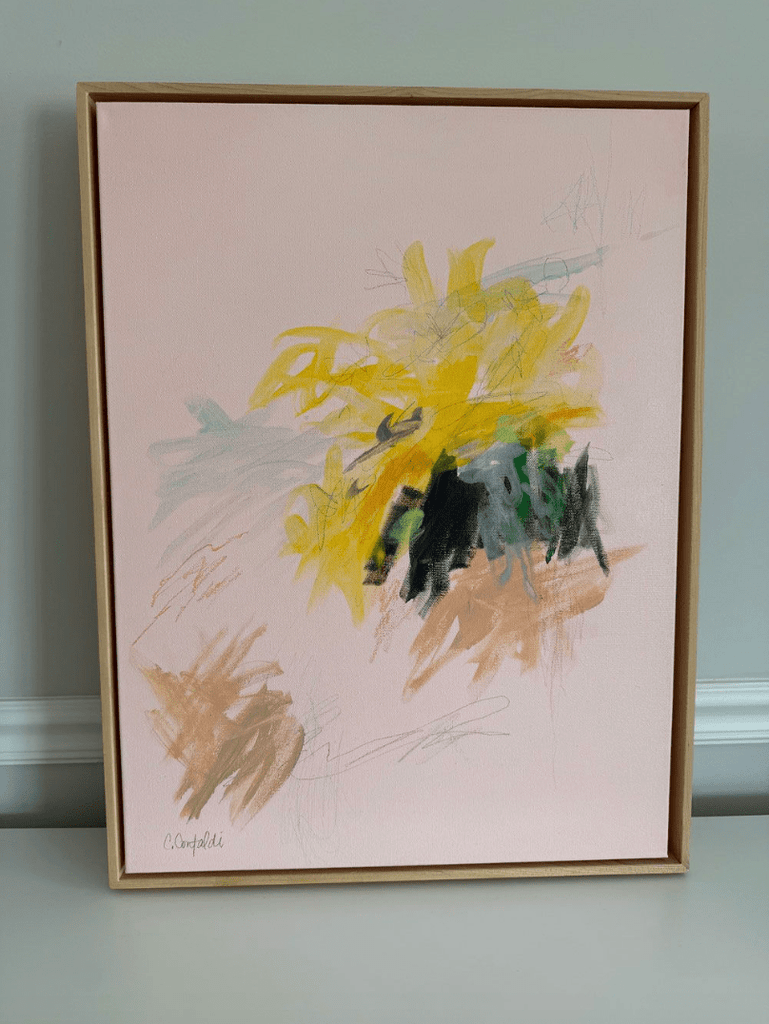 Daffodils Awaken | 24" h x 18" w | Framed - Liza Pruitt