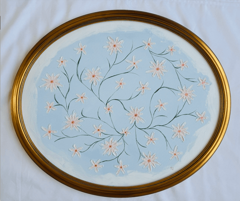 Daisy Chain I | 22.25" h x 26.25" w | Framed - Liza Pruitt