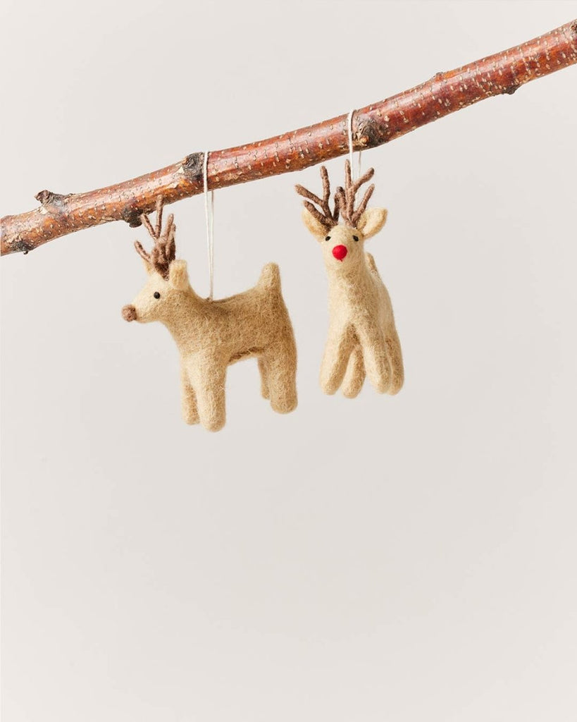 Dash Away Reindeer Ornaments - Liza Pruitt