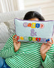Dazed & Confused Needlepoint Pillow - Liza Pruitt