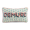 Demure Needlepoint Pillow - Liza Pruitt