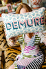 Demure Needlepoint Pillow - Liza Pruitt