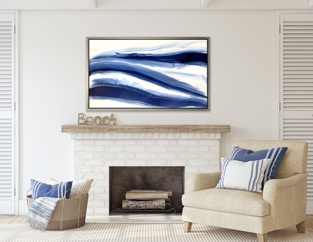 Denim Blues 2 - Open Edition Canvas Print - Liza Pruitt