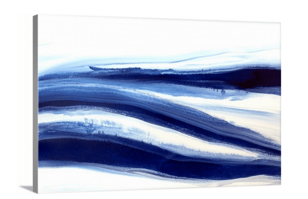 Denim Blues 2 - Open Edition Canvas Print - Liza Pruitt