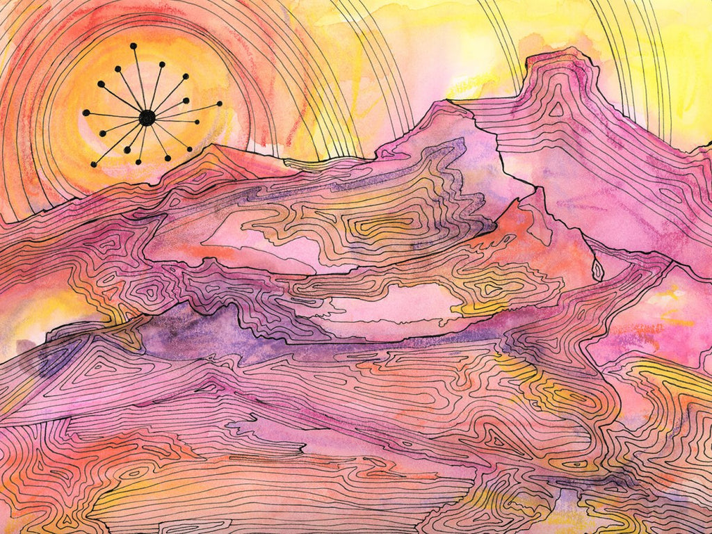 Desert Daybreak - Open Edition Canvas Print - Liza Pruitt