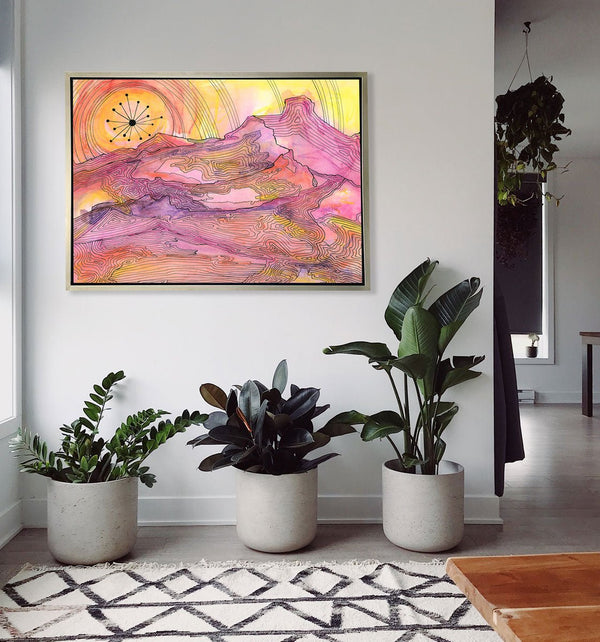 Desert Daybreak - Open Edition Canvas Print - Liza Pruitt
