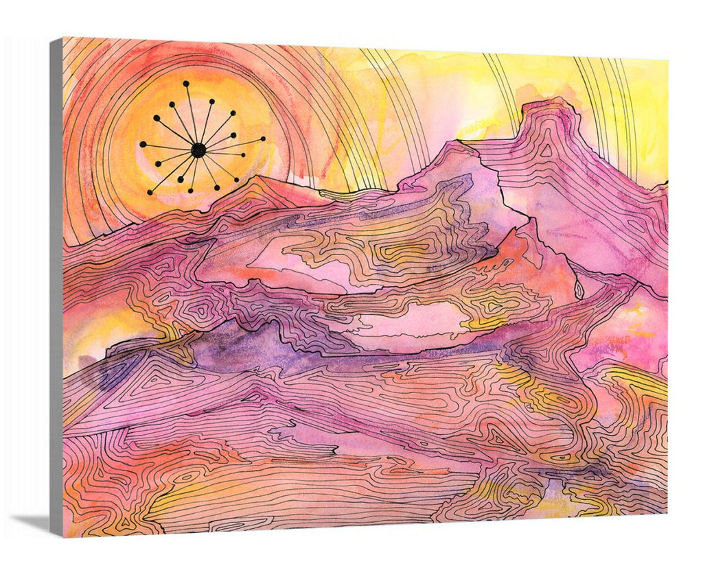Desert Daybreak - Open Edition Canvas Print - Liza Pruitt