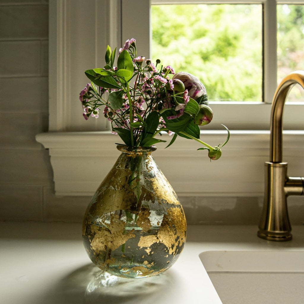 Dewdrop Vase (Gold Leaf) - Liza Pruitt