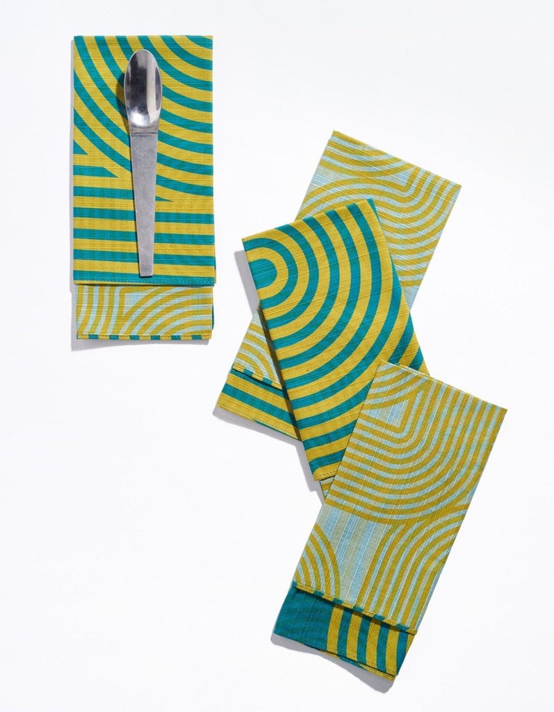 Dinner Napkins Double Sided Comb - High Season - Liza Pruitt