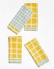 Dinner Napkins Double Sided Grid - High Season - Liza Pruitt