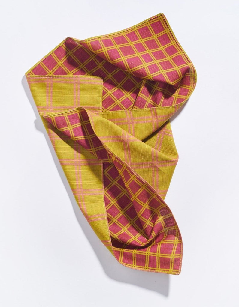 Dinner Napkins Double Sided Grid - High Season - Liza Pruitt