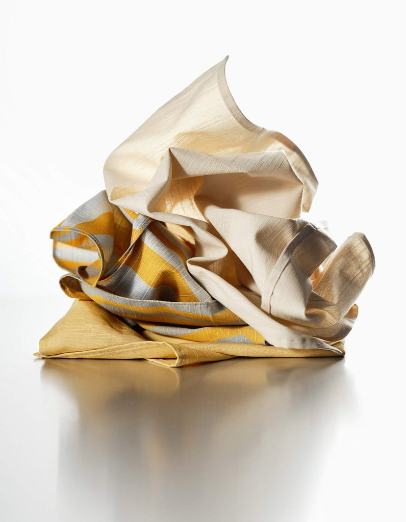 Dinner Napkins Double Sided Stripe - Quiet Season - Liza Pruitt