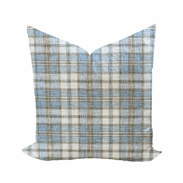 Dodson Plaid in Ocean - Liza Pruitt
