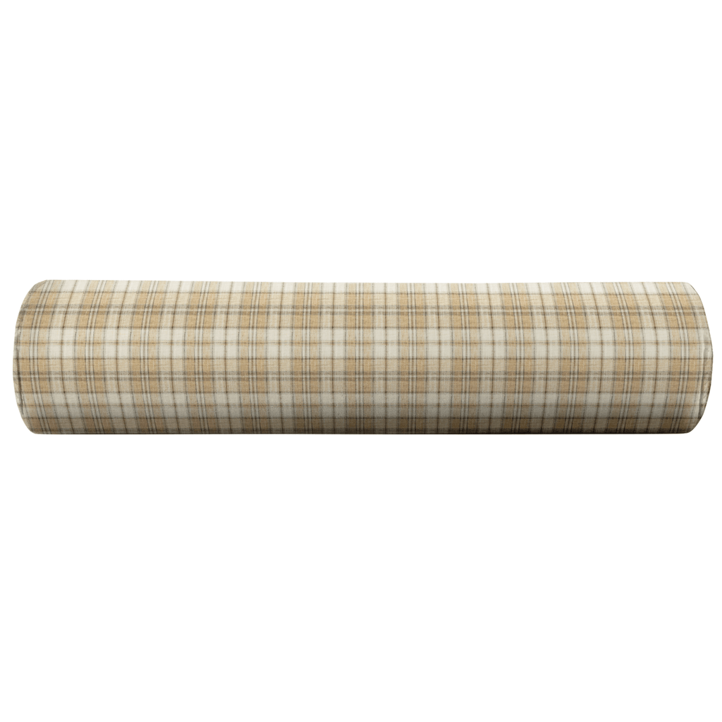 Dodson Plaid in Tussah Bolster Cover - Liza Pruitt